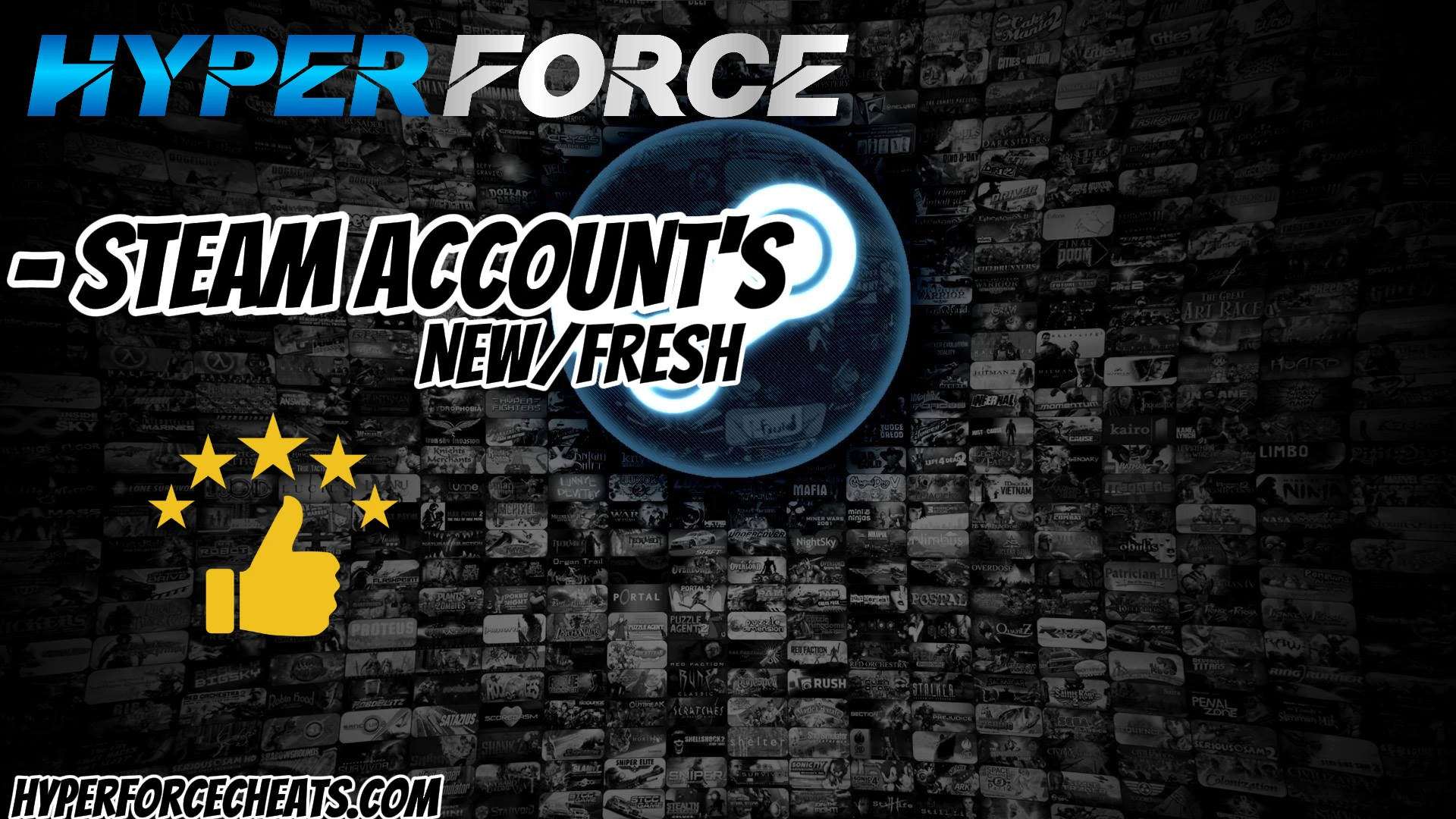 VERIFIED STEAM ACCOUNT'S