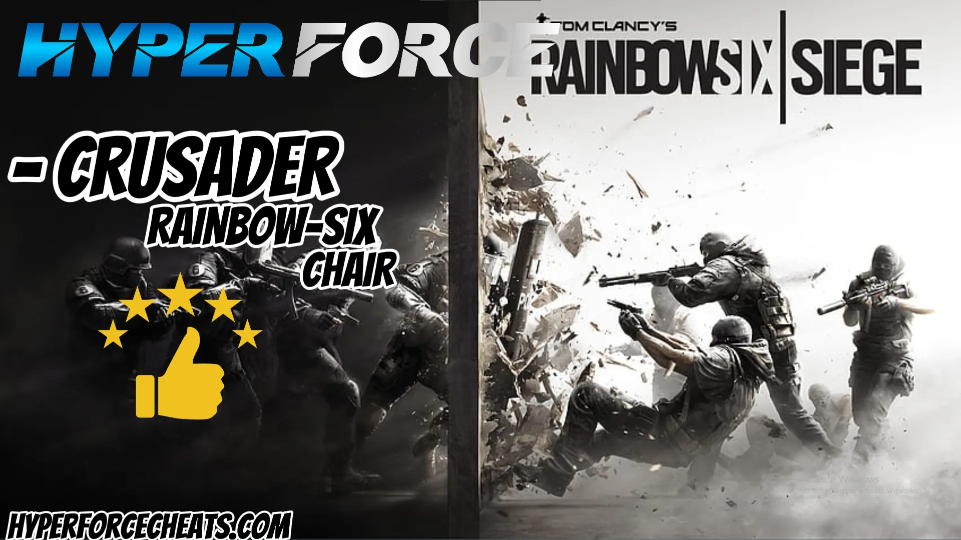 CRUSADER RAINBOW-SIX CHAIR